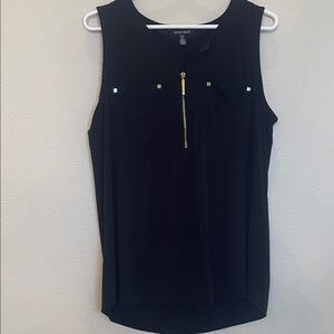 Ellen Tracy Sleeveless Blouse Size Large